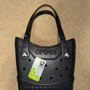 Small Crocs Black Women's Tote Bag